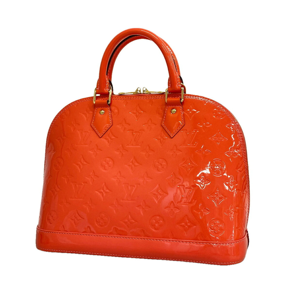 Louis Vuitton Alma PM Vernis Handbag M90256 Rose Rich (Women's)